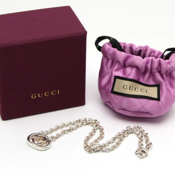 STUNNING DOUBLE GG GUCCI NECKLACE - Picture 10 of 12